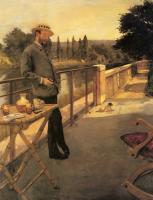 Gervex, Henri - An Elegant Man on a Terrace